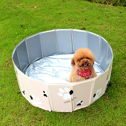 Foldable Pet Bath Pool – Indoor Outdoor Fun for Dogs