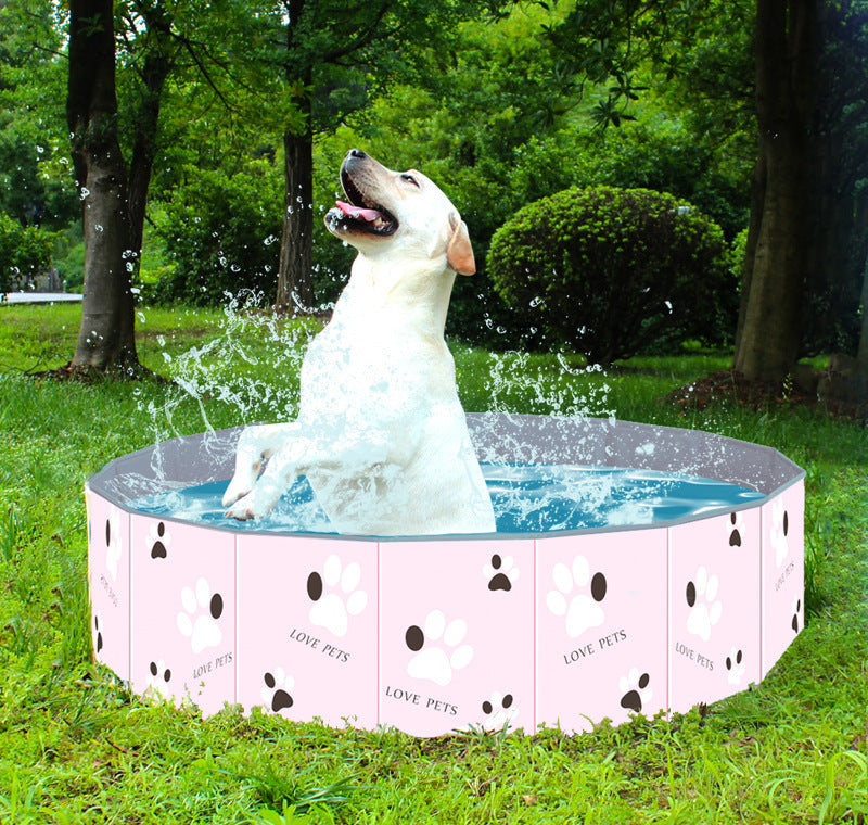 Foldable Pet Bath Pool – Indoor Outdoor Fun for Dogs