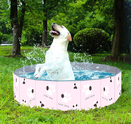 Foldable Pet Bath Pool – Indoor Outdoor Fun for Dogs