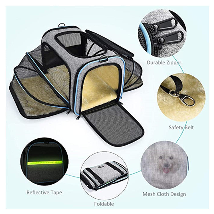 Soft Expandable Travel Pet Bag