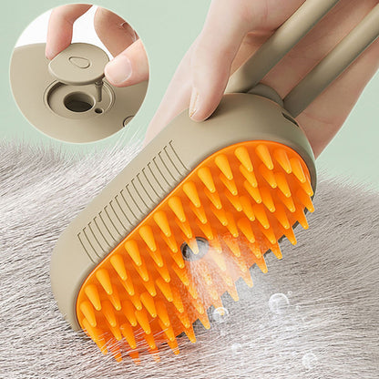 Gentle Steam Pet Brush