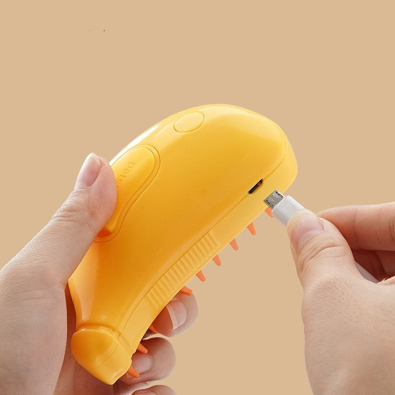 3-in-1 Pet Steam Brush for Relaxed Grooming