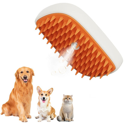 USB Steam Pet Brush – Groom, Massage & Shine Easily