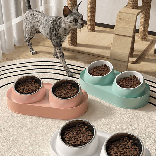 Elevated Cat & Dog Bowls – Safer, Cleaner Mealtime