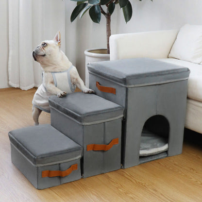 Pet Step Ladder – Space-Saving Foldable Stairs for Pets