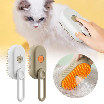 Gentle Steam Pet Brush