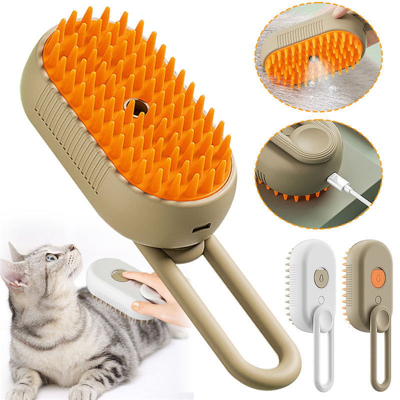 Gentle Steam Pet Brush
