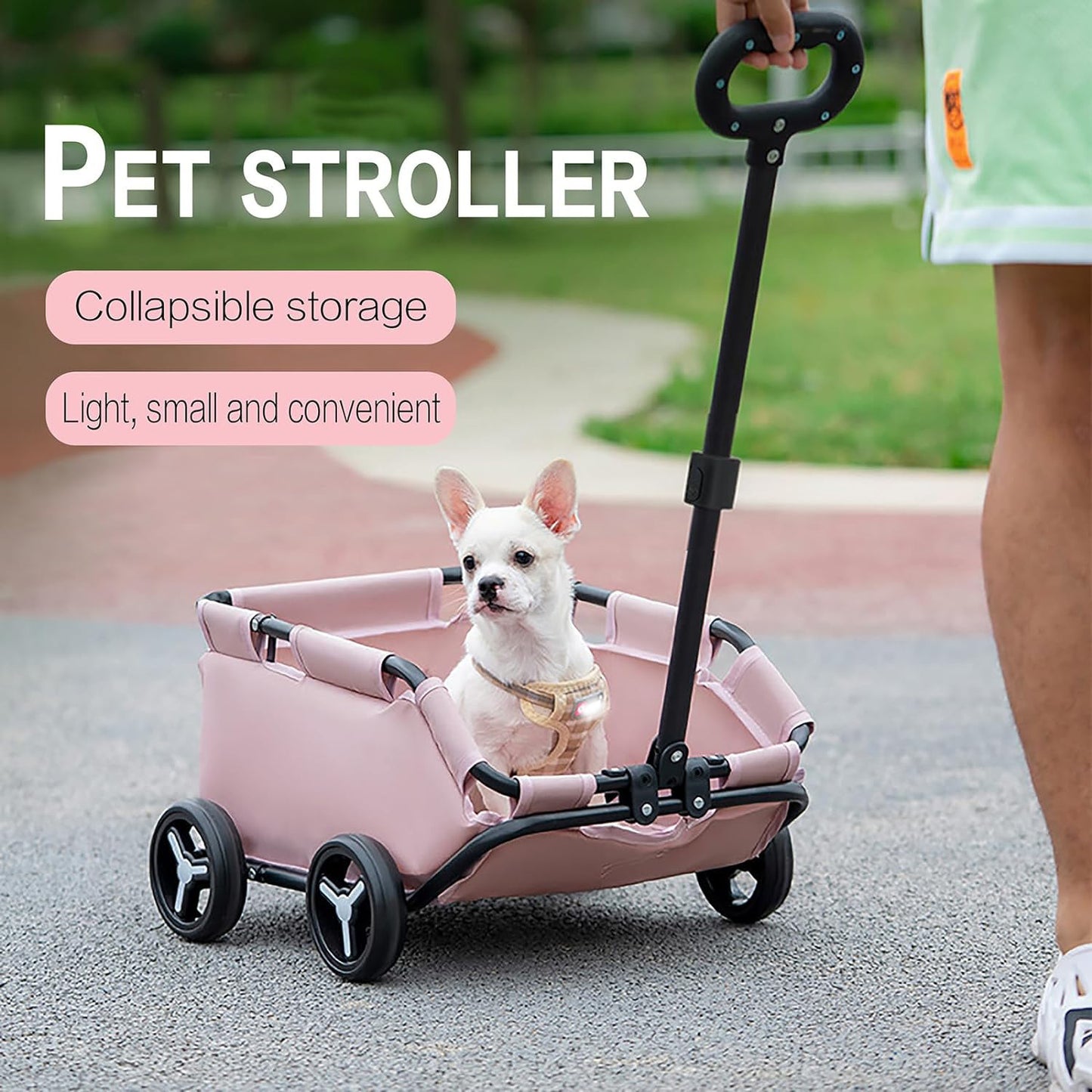 Pet Stroller with Storage – Safe & Comfy for Pets
