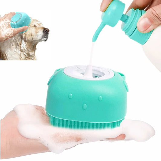 Pet Grooming Bath Brush for Stress-Free Cleaning