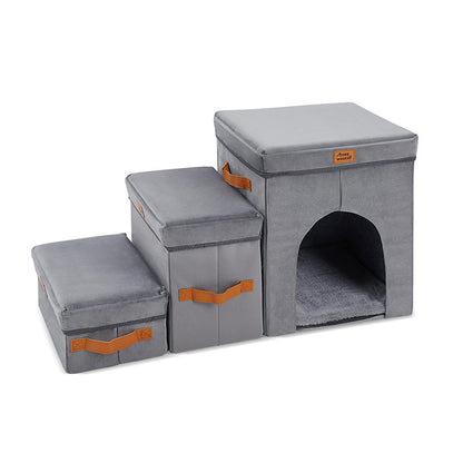 Pet Step Ladder – Space-Saving Foldable Stairs for Pets