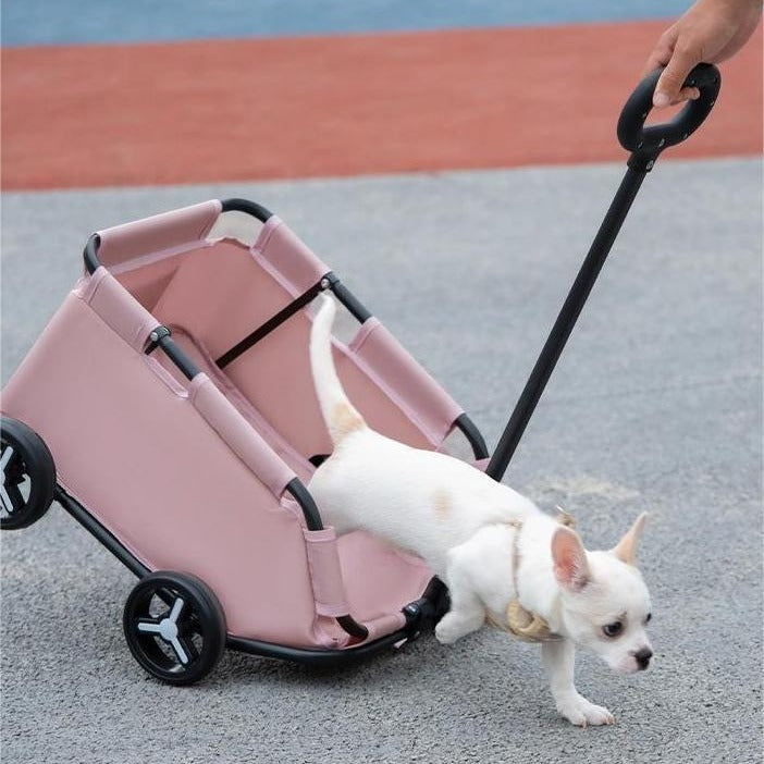 Pet Stroller with Storage – Safe & Comfy for Pets
